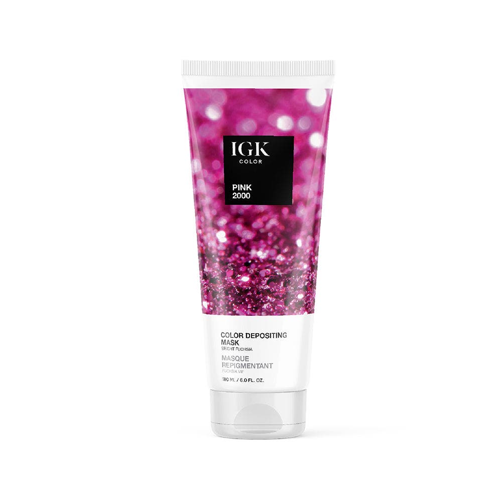 IGK Color Depositing Mask 180ml - Pink 2000 Bright Fuchsia