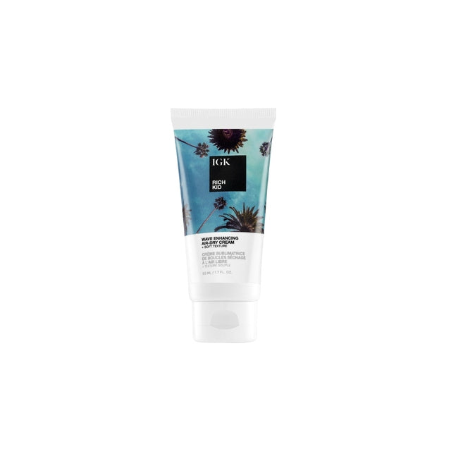 IGK RICH KID Wave Enhancing Air-Dry Cream - Travel size 50ml