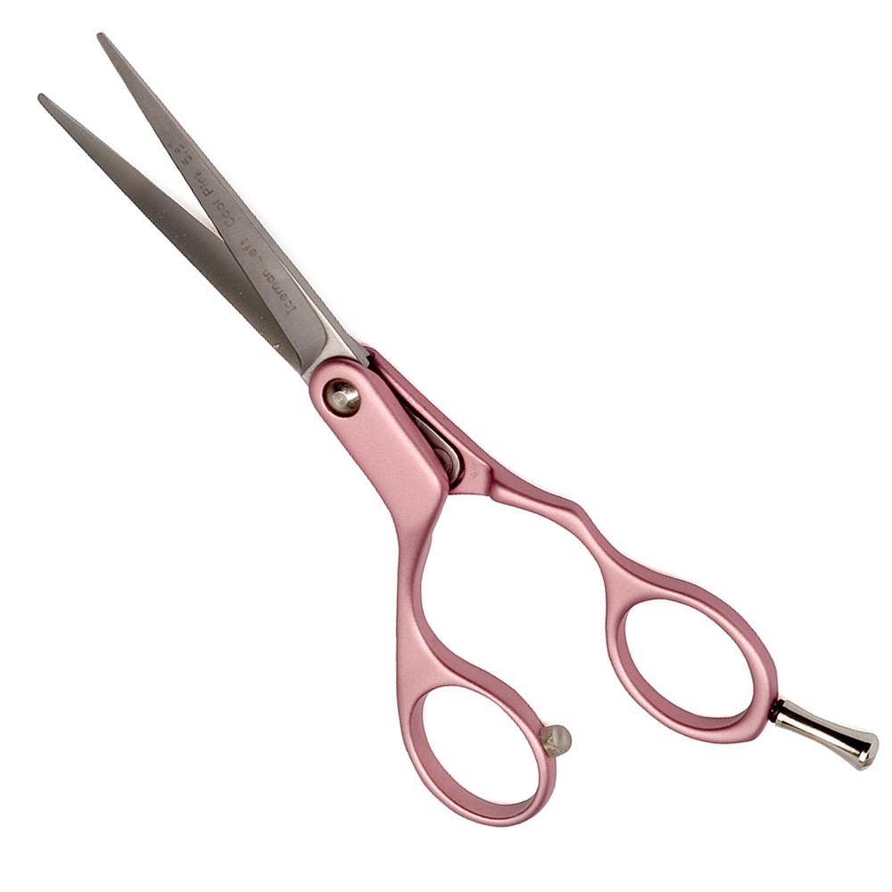Iceman 5.5" Cool Pink Left-Handed Scissors - 170783