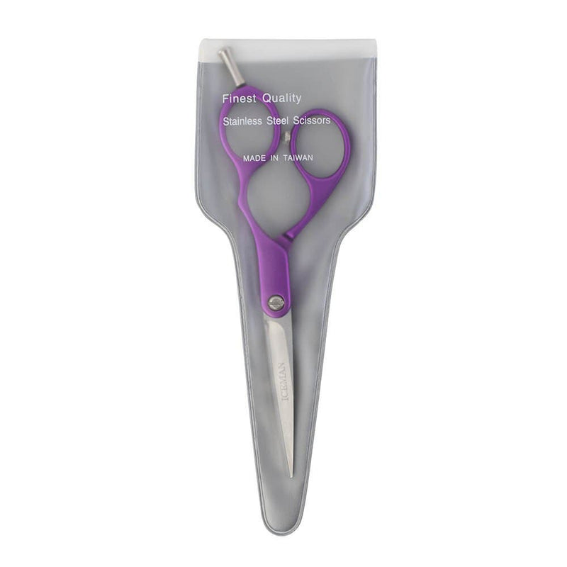 Iceman 5.5" Cool Purple Scissors - Hand Honed Blades 170795
