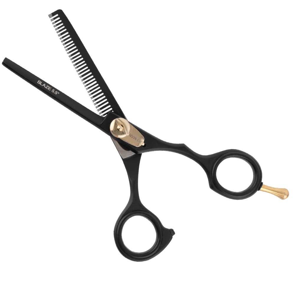 Iceman Blaze 5.5 inch Black Offset Hairdressing Thinner 171826