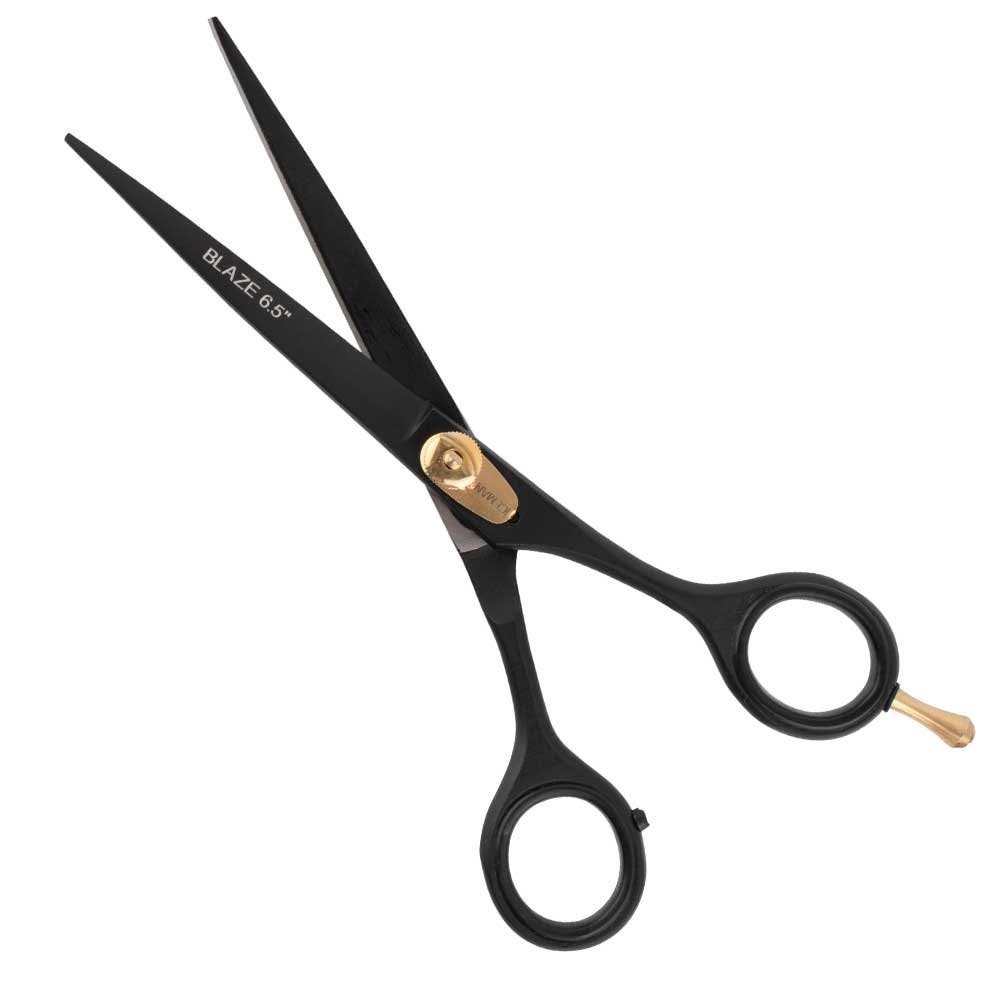 Iceman Blaze Black Hairdressing Scissors w/ Storage Bag
