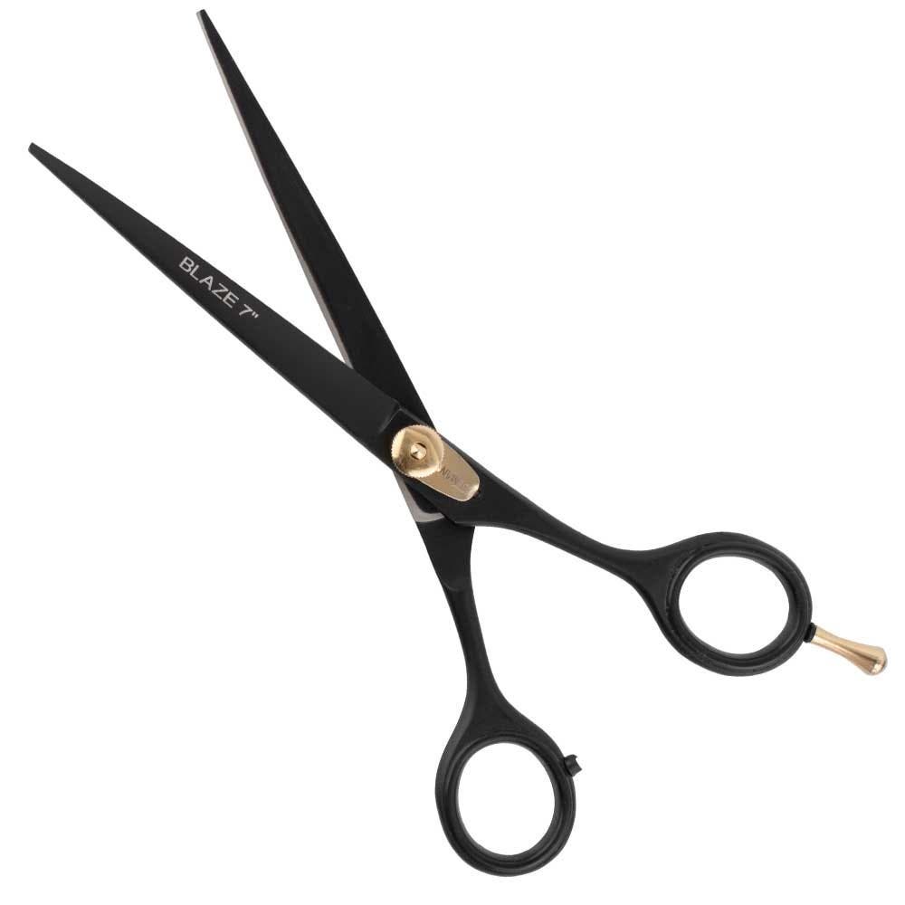 Iceman Blaze Black Hairdressing Scissors w/ Storage Bag