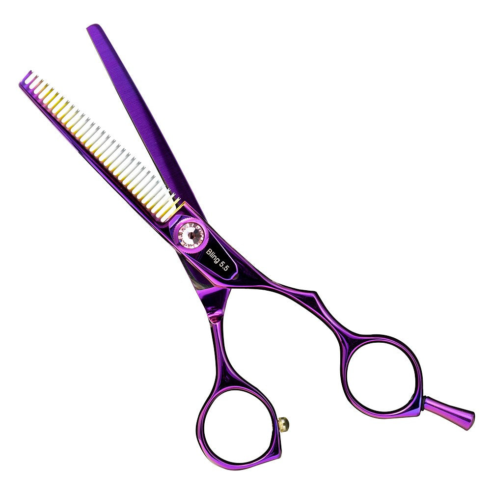 Iceman Bling Scissors - Pink 5.5in Hairdressing Thinner 171757
