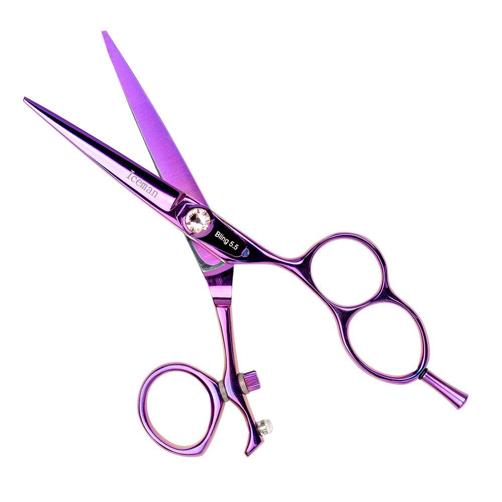 Iceman Bling Scissors - Pink 5.5in Scissors Swivel Thumb 171626