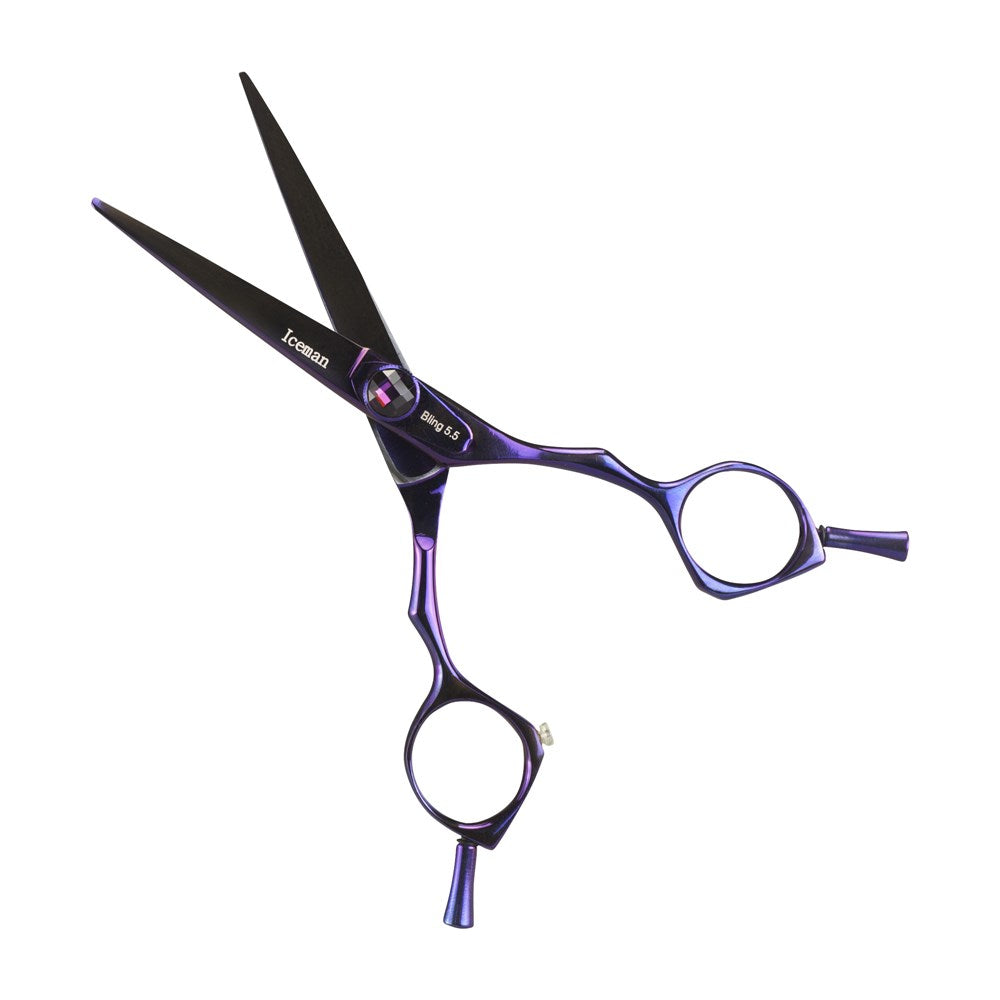 Iceman Bling Scissors - Purple 5.5in Level Set 171616