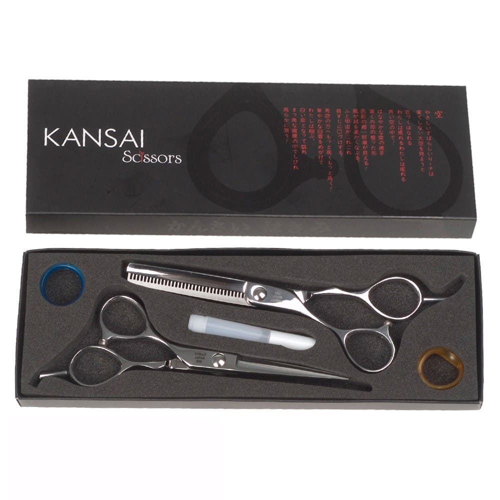 Iceman Kansai 5.5” Left Handed Scissor & Thinner Set