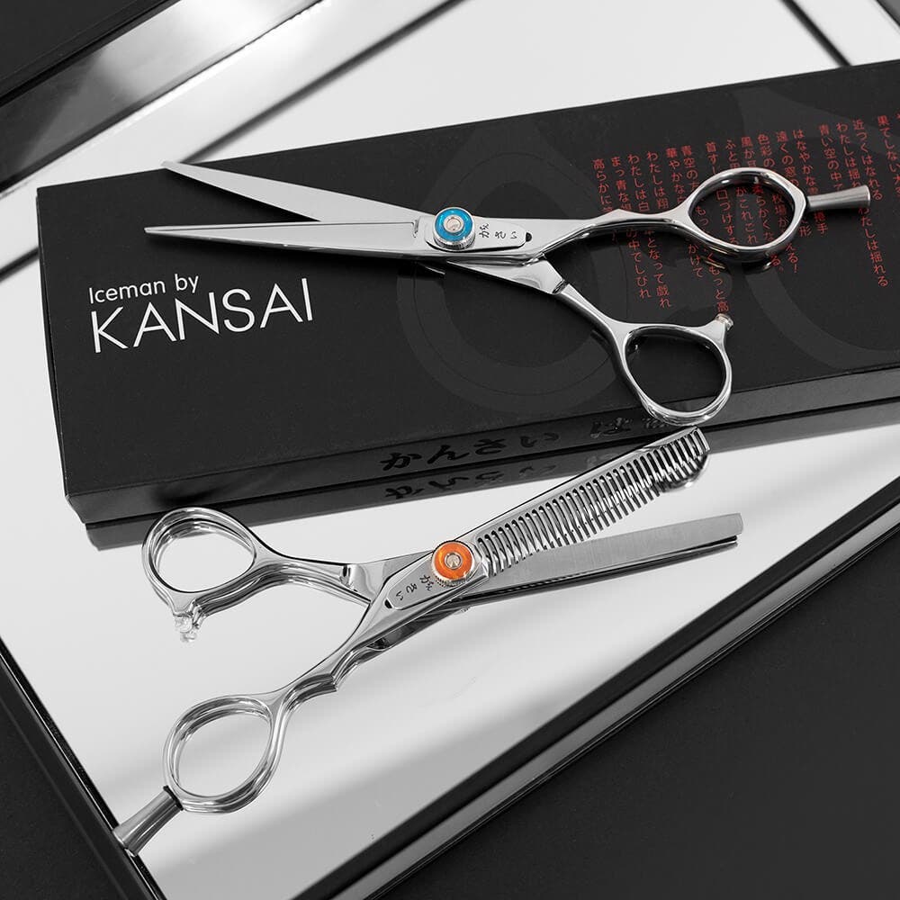 Iceman Kansai 5.5” Left Handed Scissor & Thinner Set