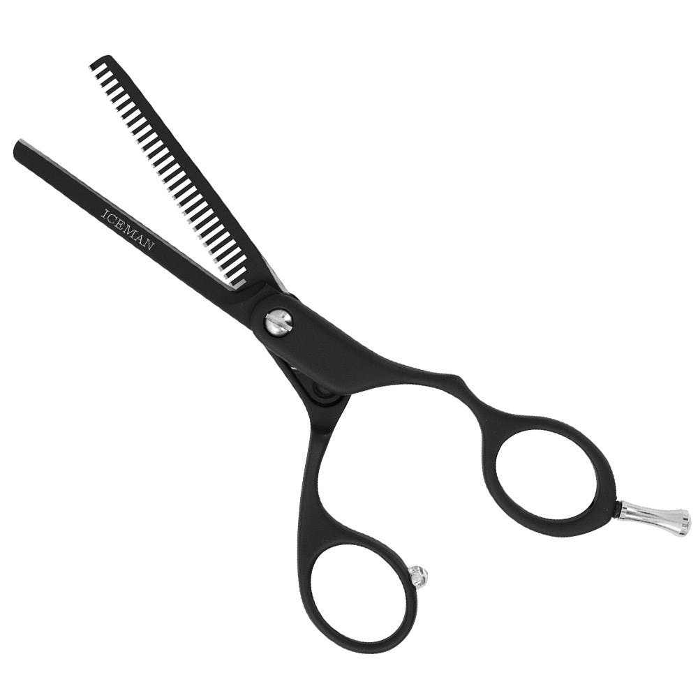 Iceman Nano 5.5” Hairdressing Thinner Matte Black 170633