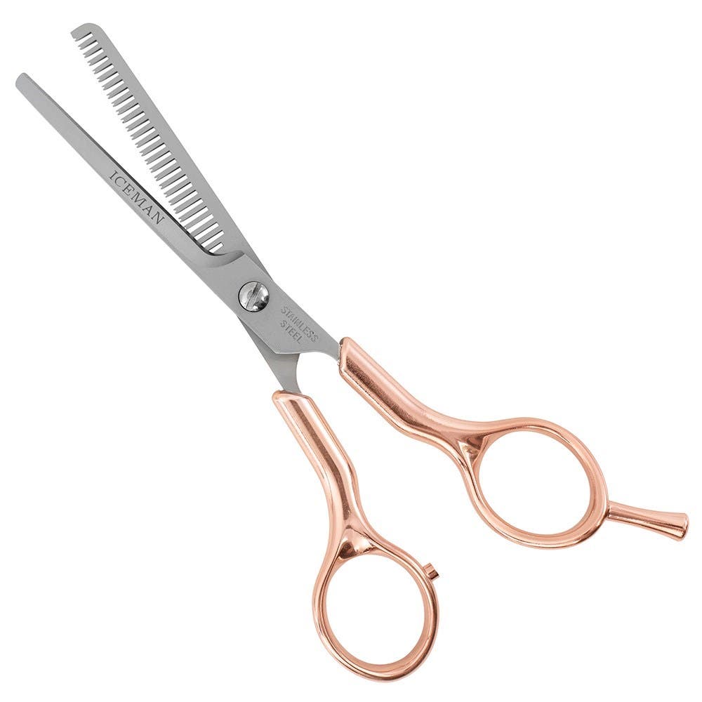 Iceman Rose Gold 6” Hairdressing Thinner 170779