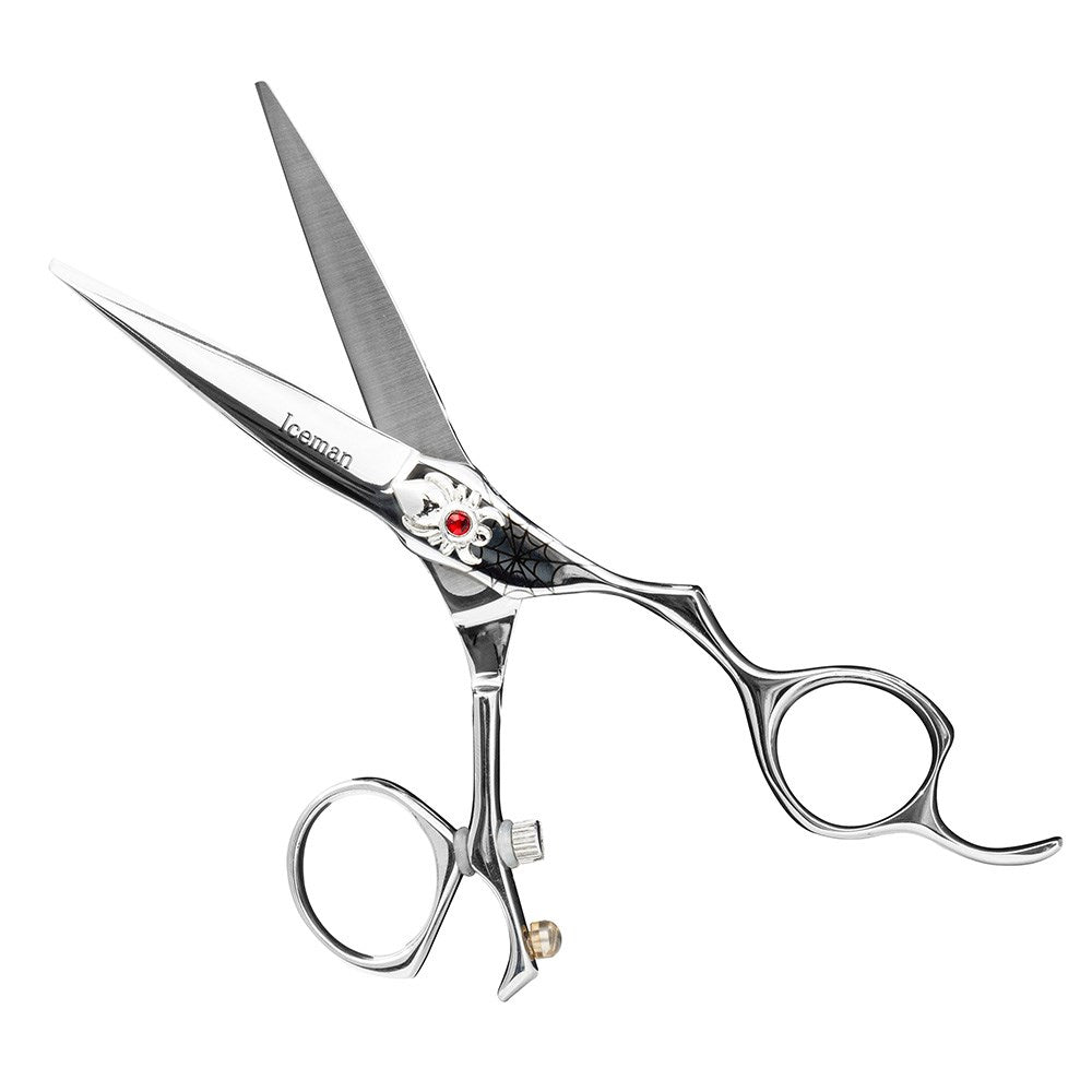 Iceman Suntachi Black Widow Hairdressing Scissors - Swivel Thumb 5.5in 171771