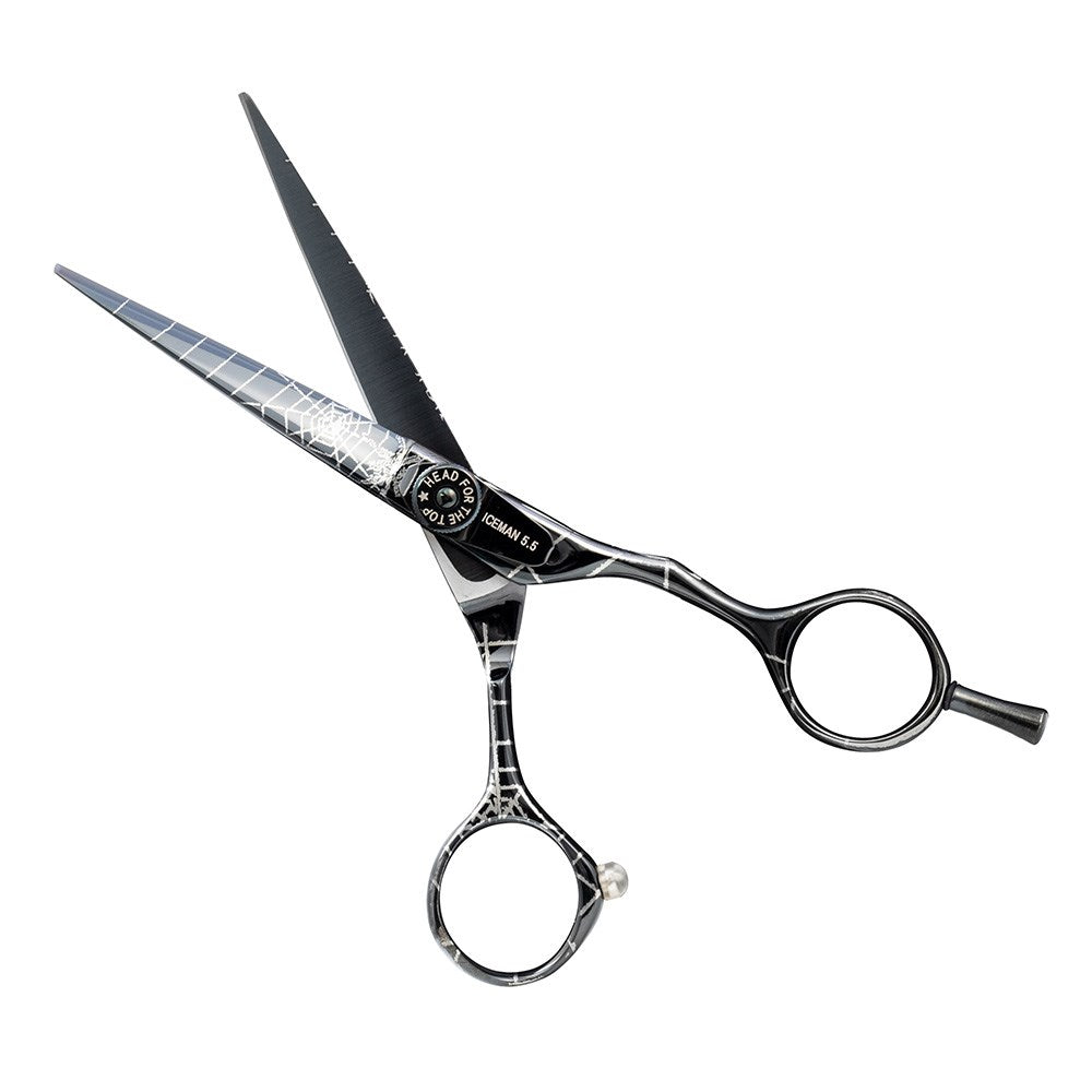 Iceman Suntachi Black Widow Hairdressing Scissors - Web Design 5.5in 171761