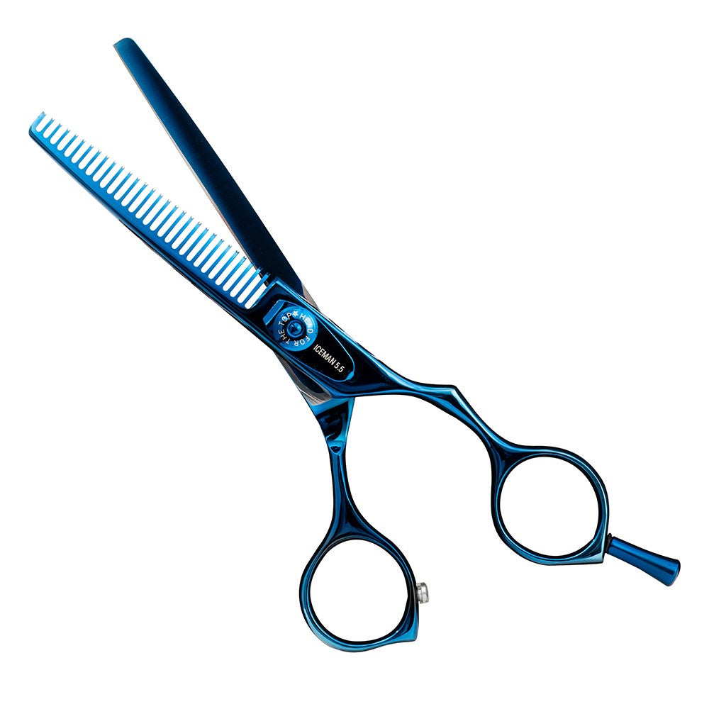 Iceman Suntachi Thinning Scissors - 5.5in Light Blue 171728