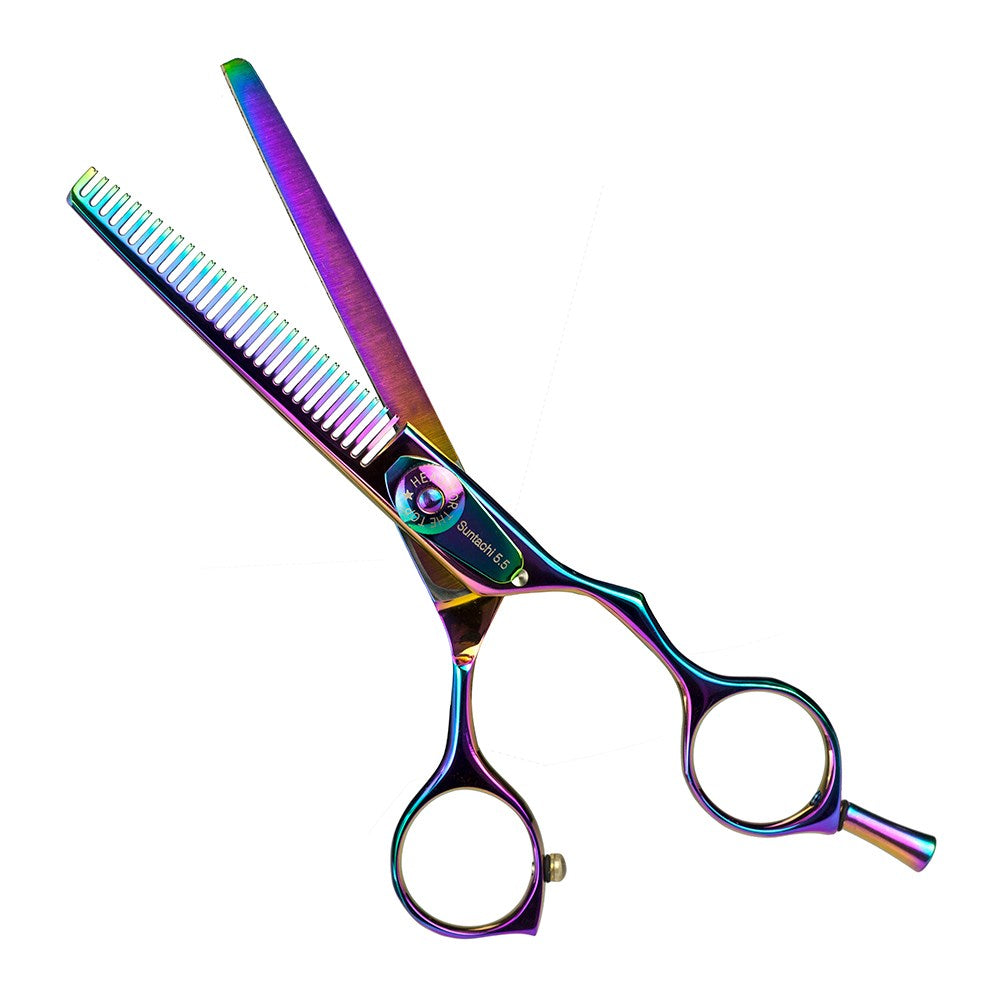 Iceman by Suntachi Rainbow Thinning Scissors - 5.5in 171735