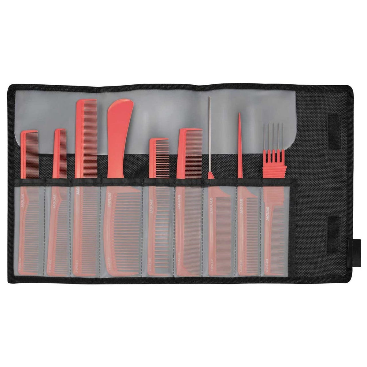 Jaguar A-line Comb Set 9pcs - Coral A599-12