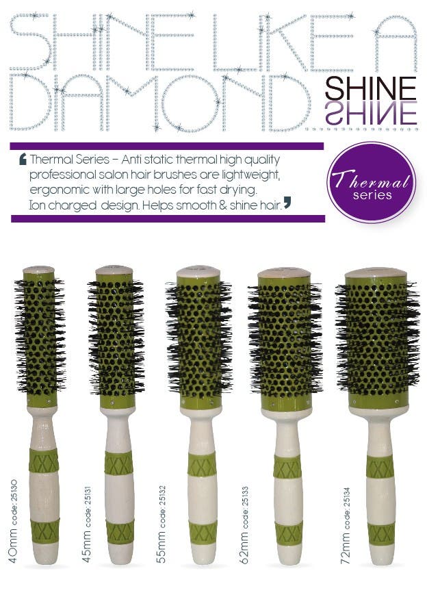 JOIKEN Shine Thermal Ceramic & Ionic Brush *choose size*