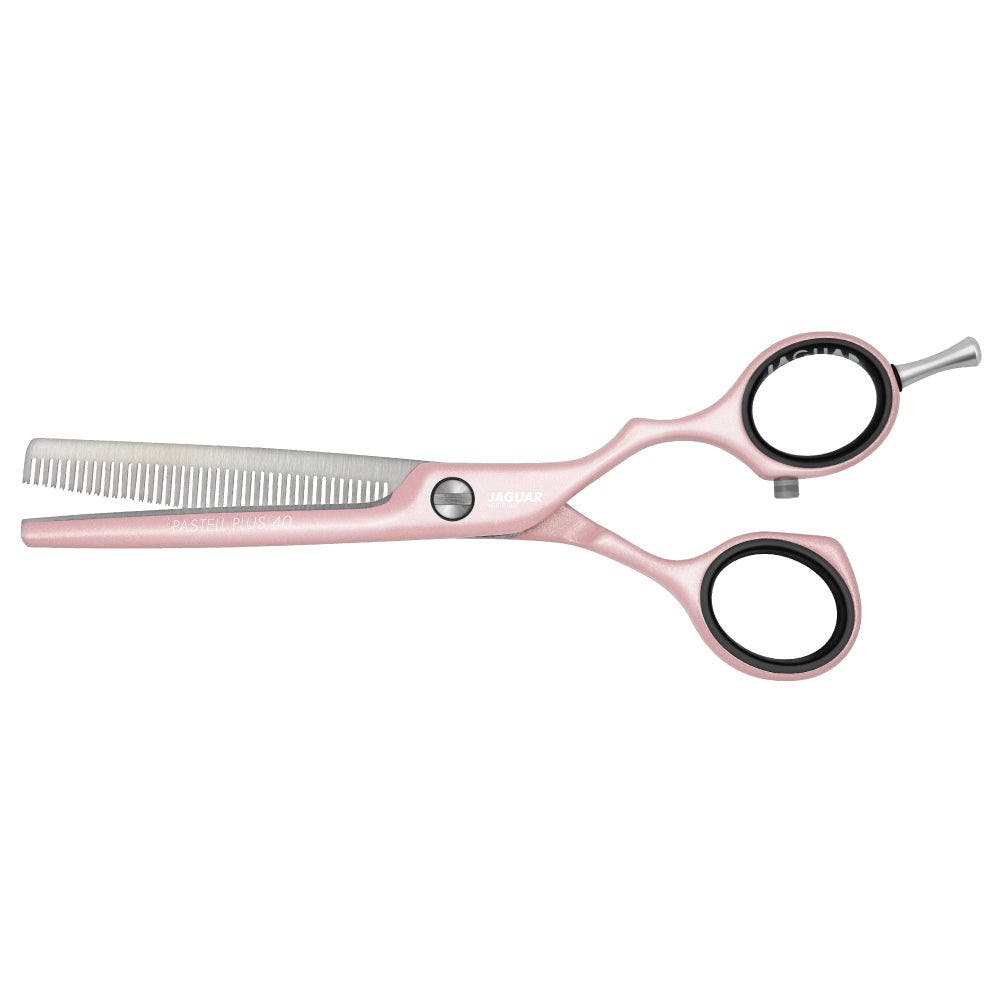 Jaguar Pastell Plus Offset 40 5.5" Hairdressing Thinning Scissor - Rose