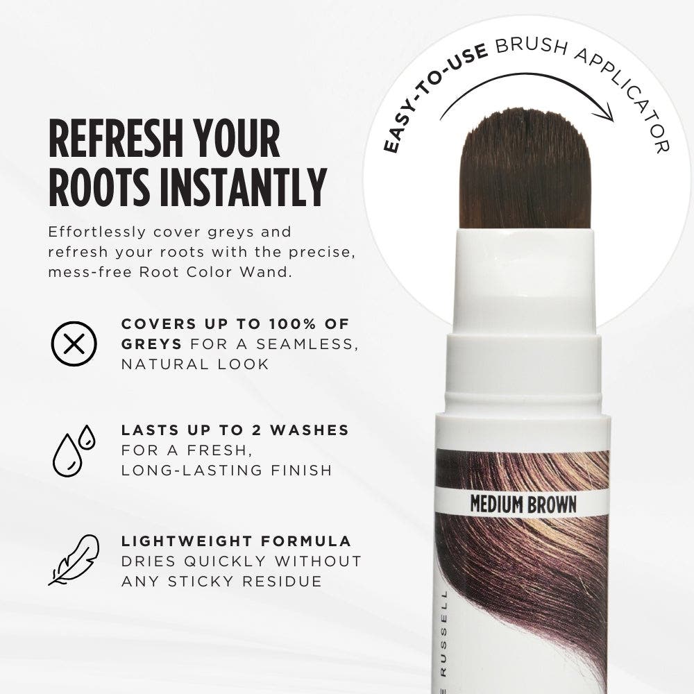 Jerome Russell Root Colour Wand - Medium Brown 18ml