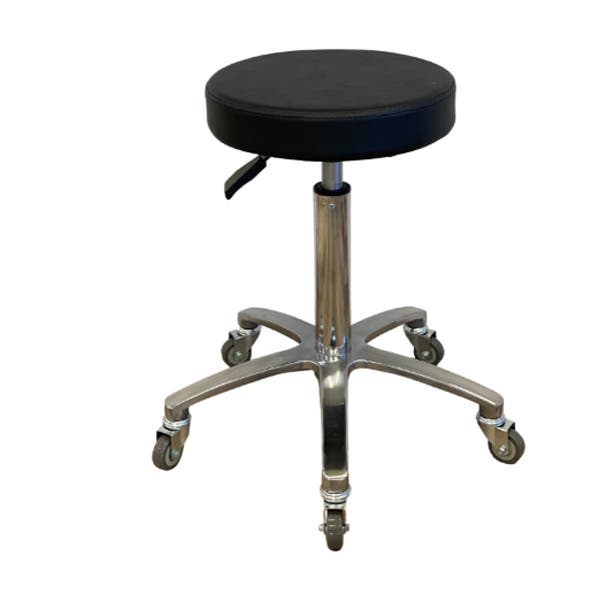 Jet Stool Upholstery Chrome Base