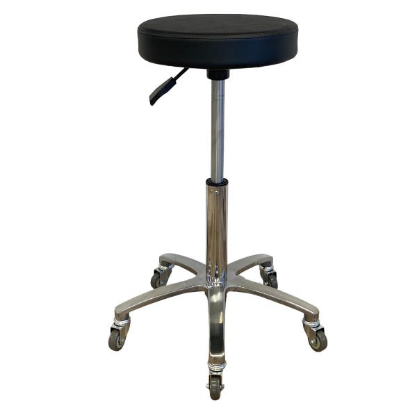 Jet Stool Upholstery Chrome Base