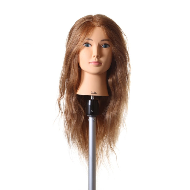 Jodie SSS 100% Human Hair Mannequin Head Light Brown #27 20" 50cm