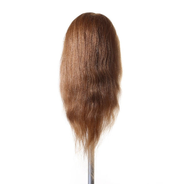 Jodie SSS 100% Human Hair Mannequin Head Light Brown #27 20" 50cm