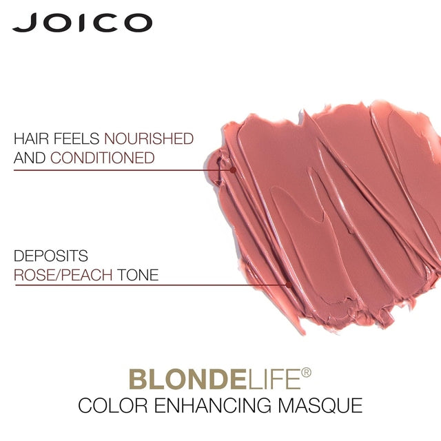 Joico Blonde Life Color Enhancing Masque - Rose Champagne 150ml