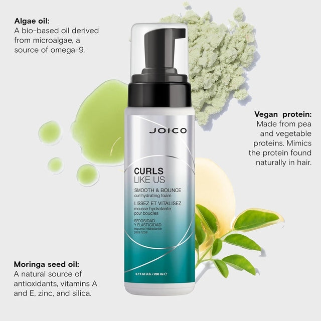 Joico Curls Like Us Smooth & Bounce Curl Hydrating Foam 200ml