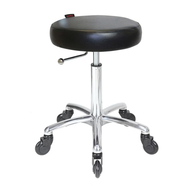 Joiken Turbo Cutting Stool - Chrome Base - Click'n Clean Castor Wheels