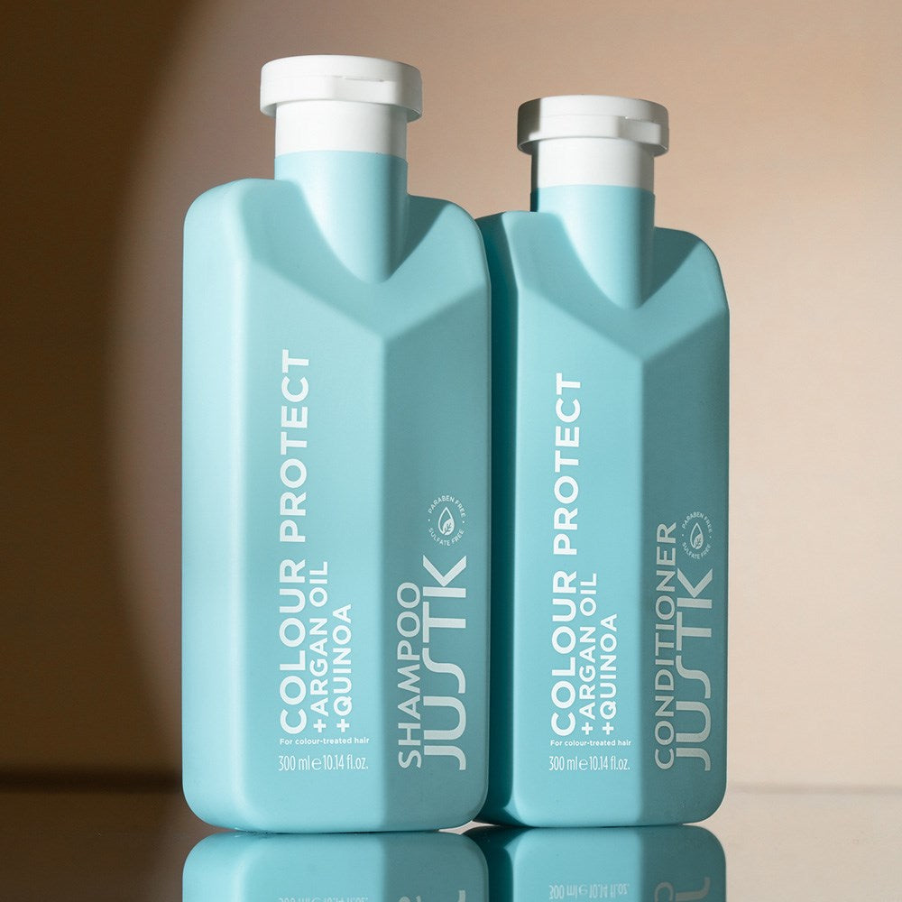 JustK Colour Protect + Argan Oil + Quinoa Shampoo & Conditioner DUO 300ml