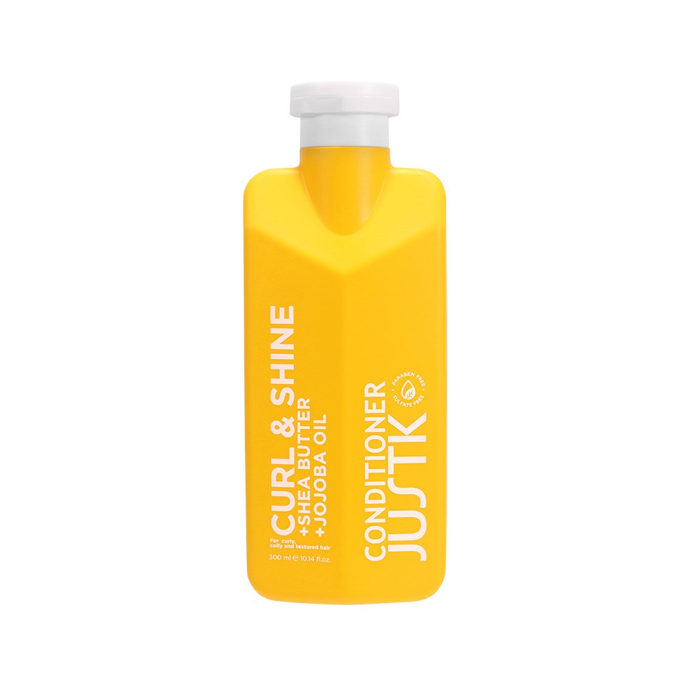 JustK Curl and Shine + Shea Butter + Jojoba Oil Conditioner 300ml