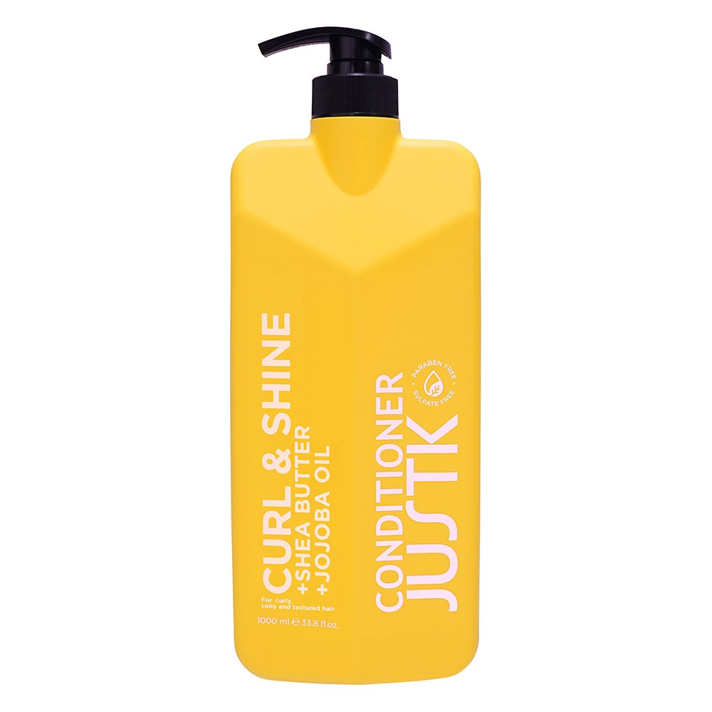 JustK Curl and Shine + Shea Butter + Jojoba Oil Conditioner 1L