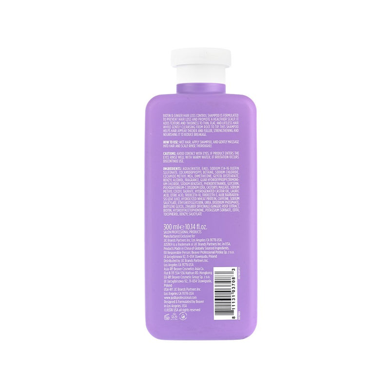 JustK Hair Loss Control + Biotin + Ginger Shampoo 300ml