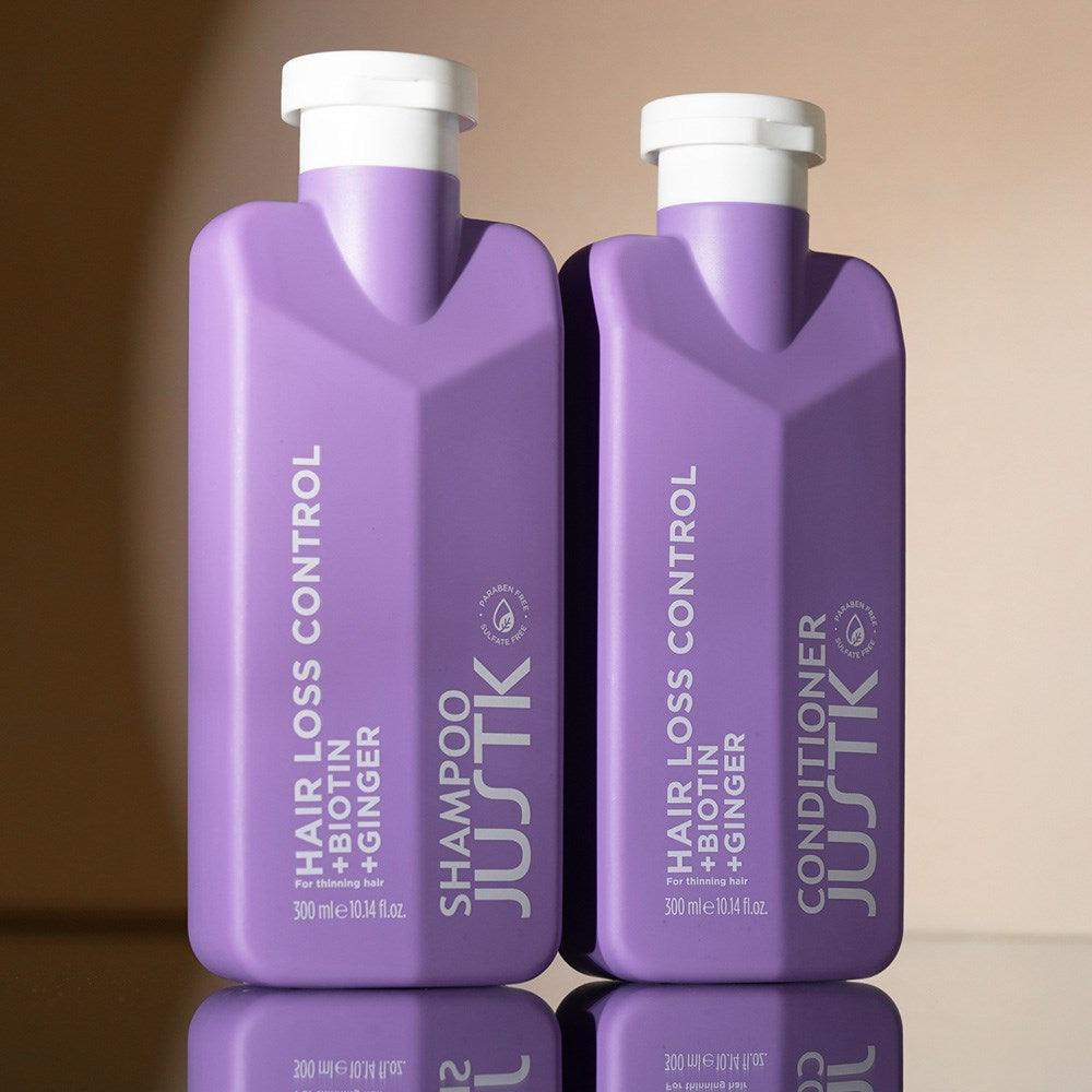 JustK Hair Loss Control + Biotin + Ginger Shampoo & Conditioner DUO 300ml