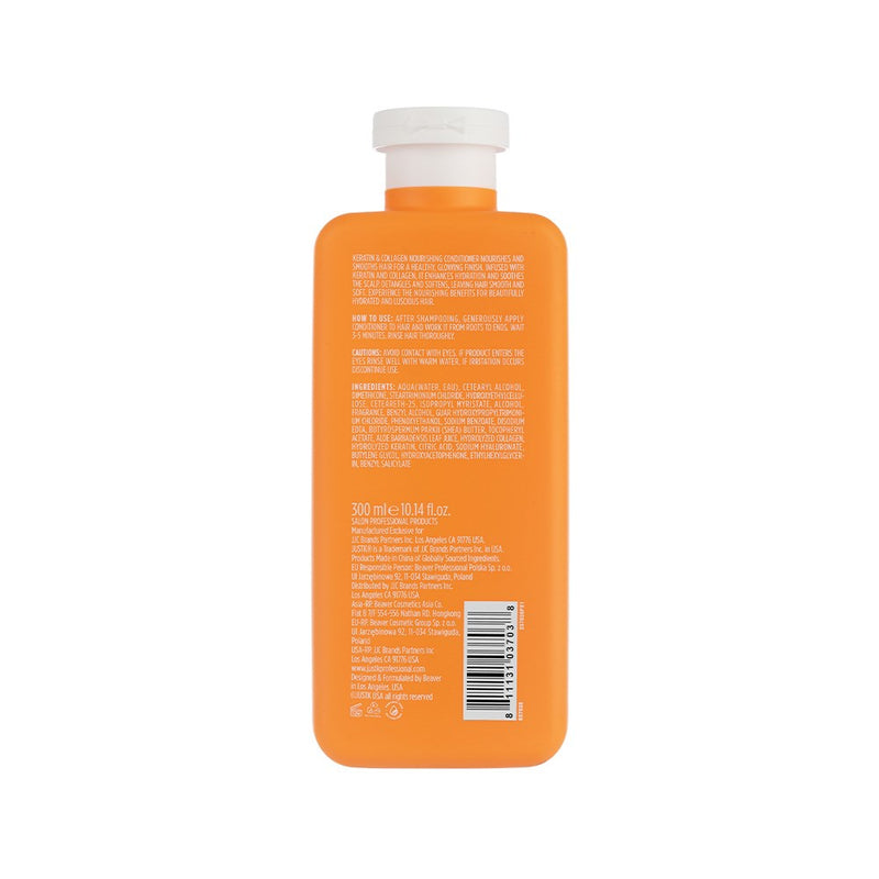 JustK Nourishing + Keratin + Collagen Conditioner 300ml