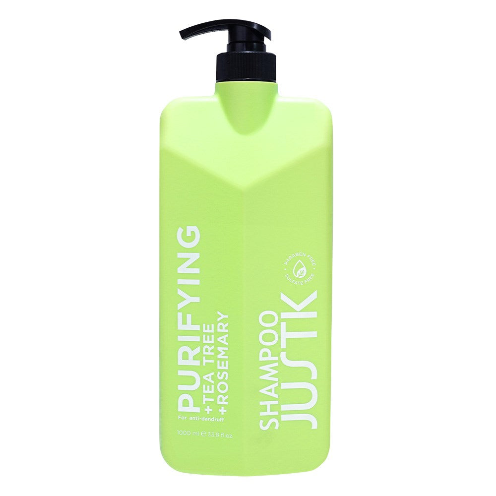 JustK Purifying + Tea Tree + Rosemary Shampoo 1L