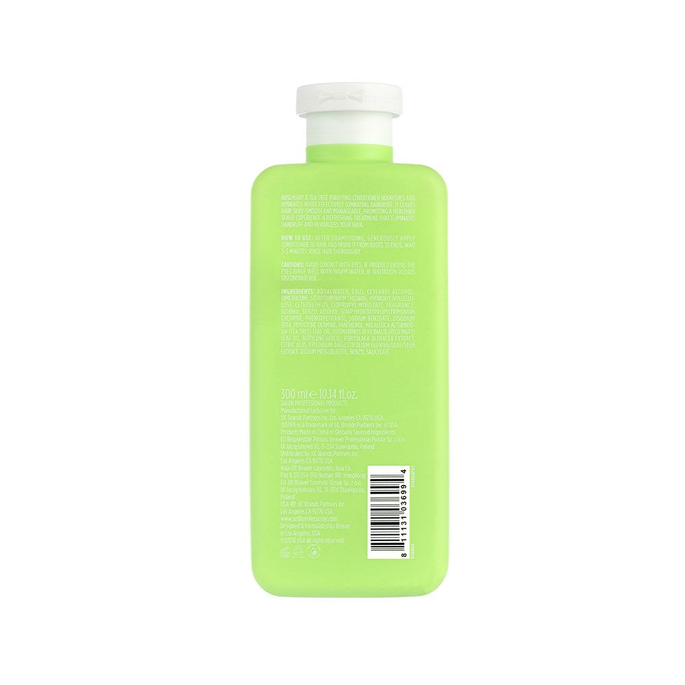 JustK Purifying + Tea Tree + Rosemary Shampoo & Conditioner DUO 300ml