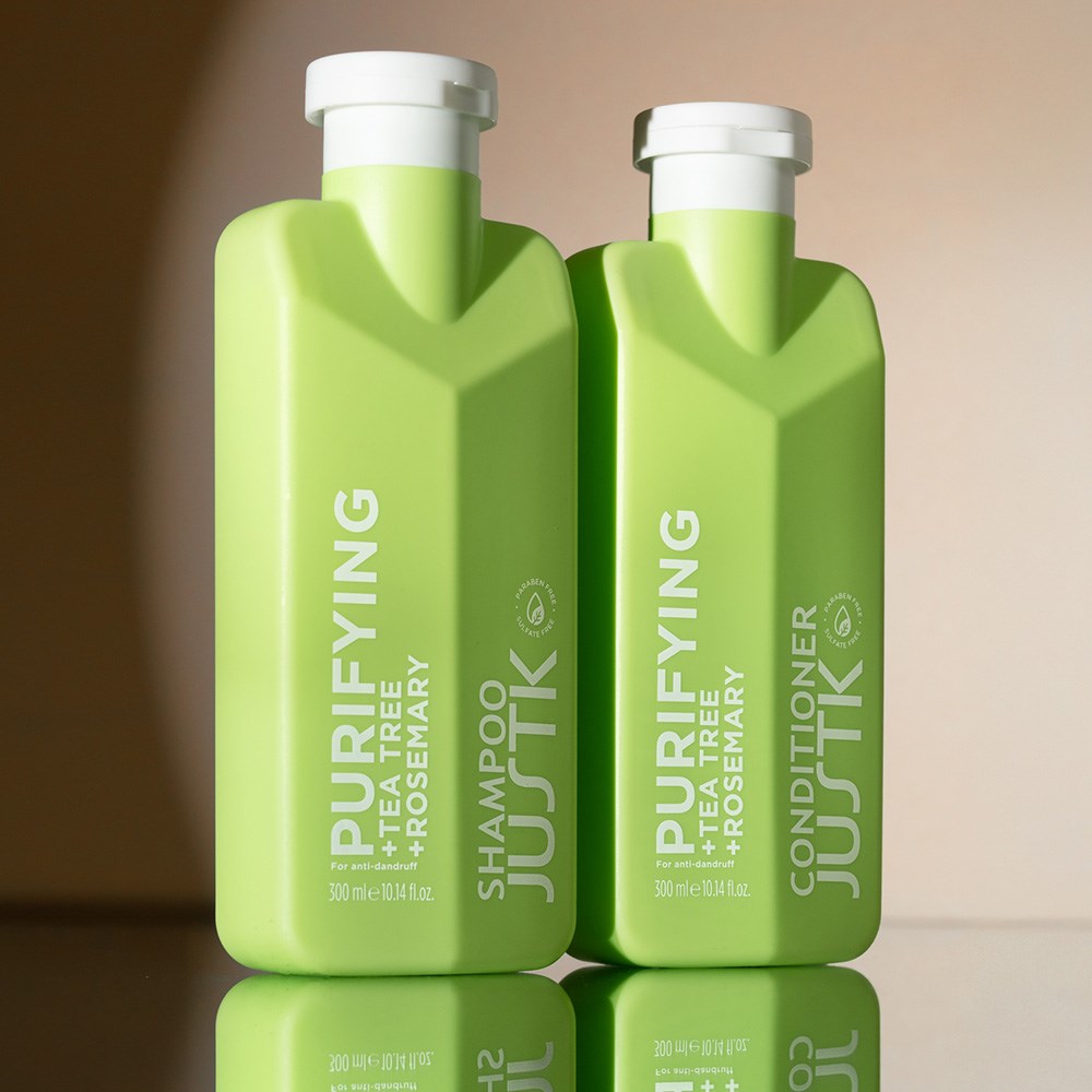 JustK Purifying + Tea Tree + Rosemary Shampoo & Conditioner DUO 300ml