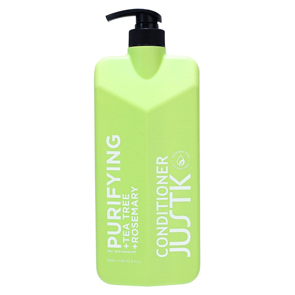 JustK Purifying + Tea Tree + Rosemary Shampoo & Conditioner DUO 1L