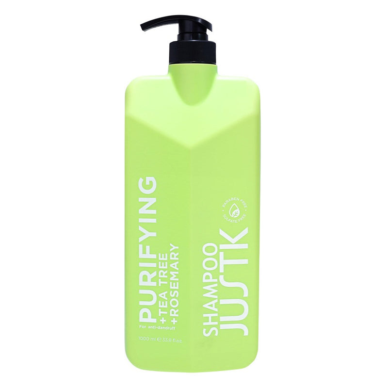 JustK Purifying + Tea Tree + Rosemary Shampoo & Conditioner DUO 1L