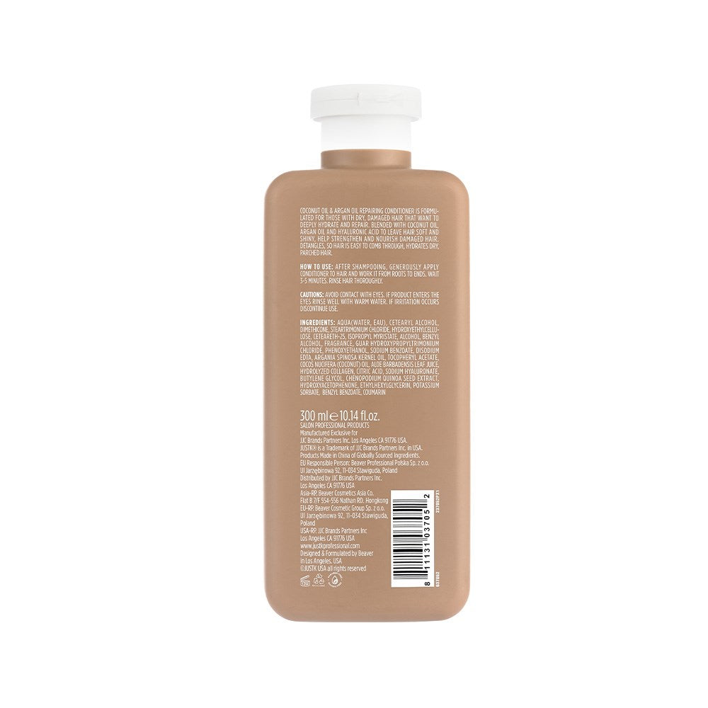 JustK Repairing + Coconut Oil + Argan Oil Conditioner 300ml