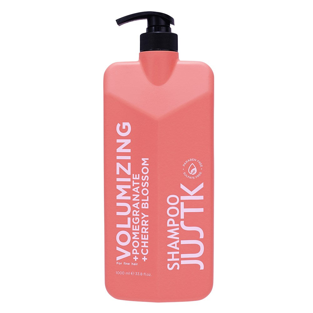 JustK Volumising + Pomegranate + Cherry Blossom Shampoo 1L