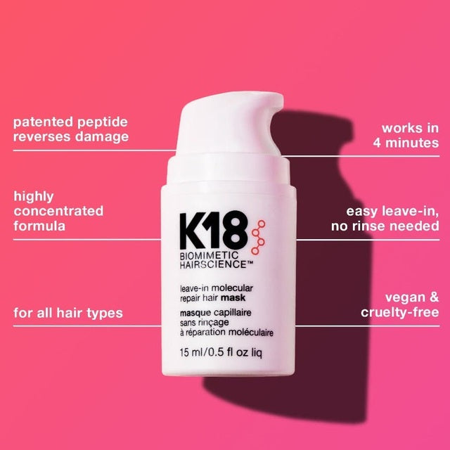 K18 Leave-In Molecular Repair Mask - Small Size 15mL