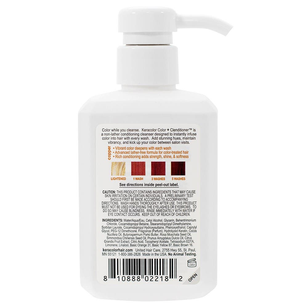 Keracolor Color Clenditioner Colour Shampoo 355ml - Choose Color
