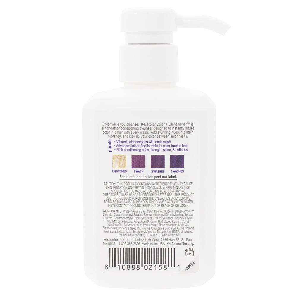 Keracolor Color Clenditioner Colour Shampoo 355ml - Choose Color