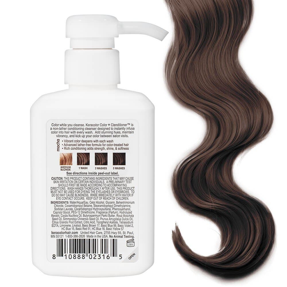 Keracolor Color Clenditioner Colour Shampoo 355ml - Choose Color