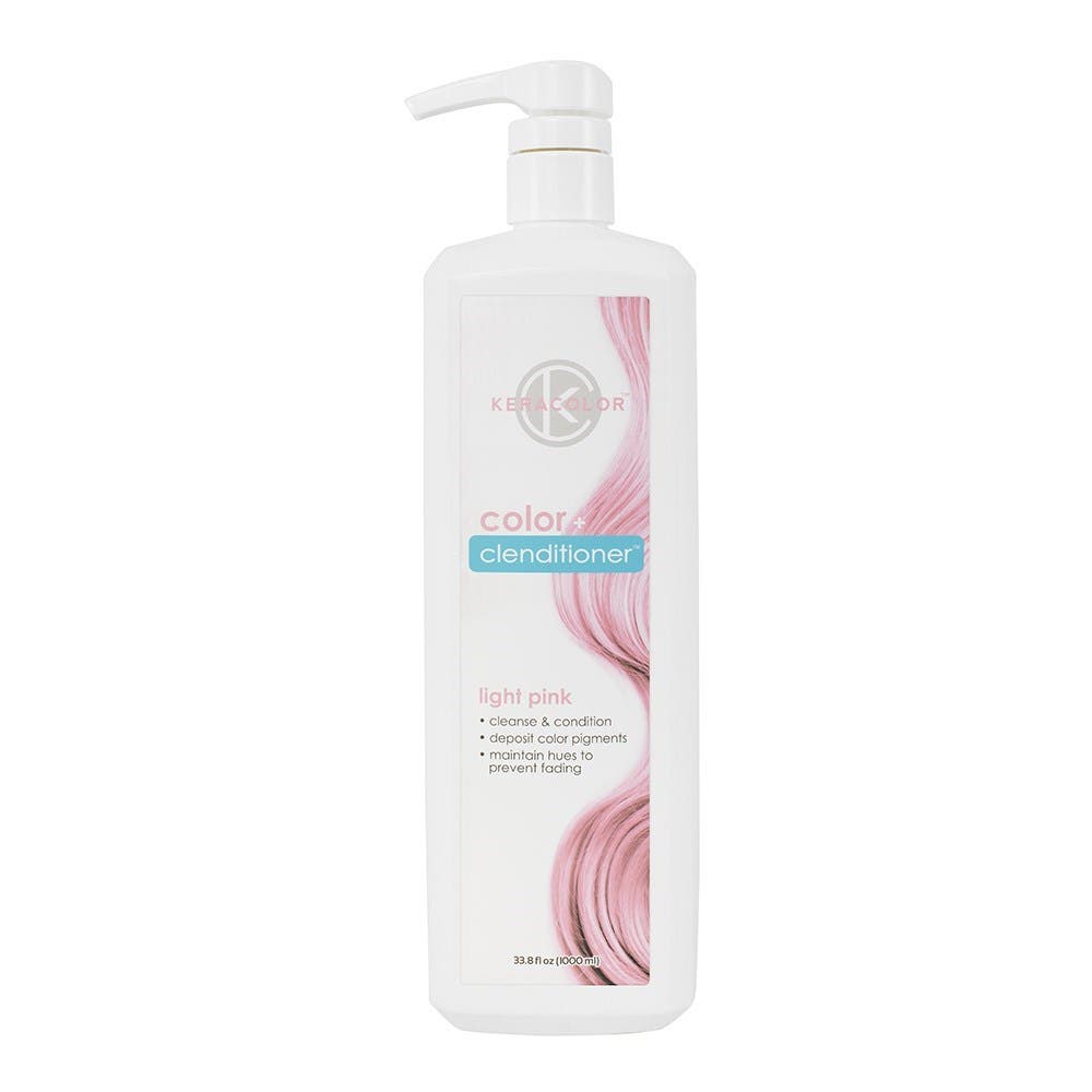 Keracolor Color Clenditioner Colour Shampoo - Light Pink 1L