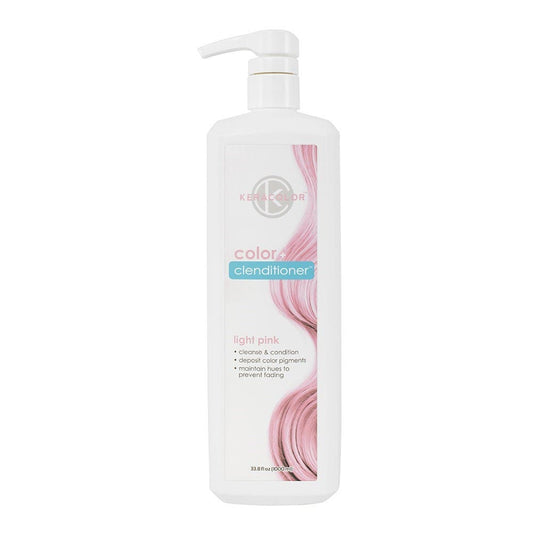 Keracolor Color Clenditioner Colour Shampoo - Light Pink 1L