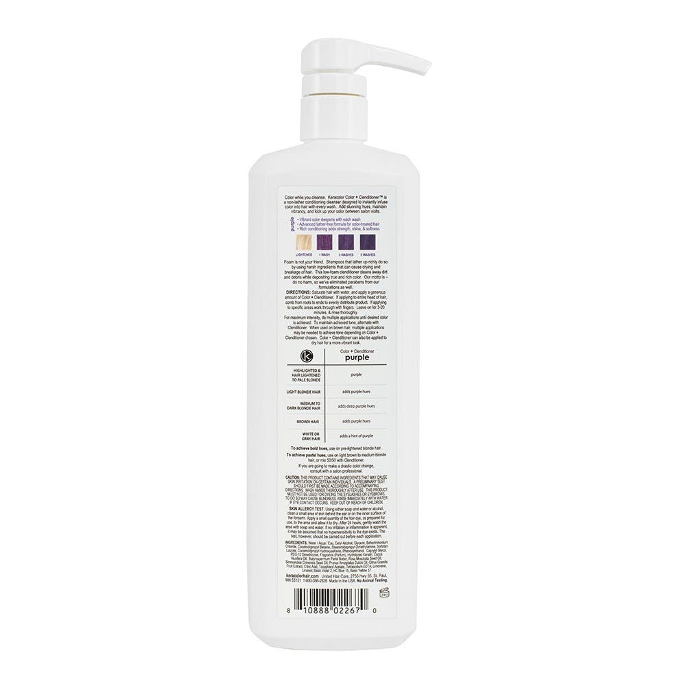 Keracolor Color Clenditioner Colour Shampoo - Purple 1L
