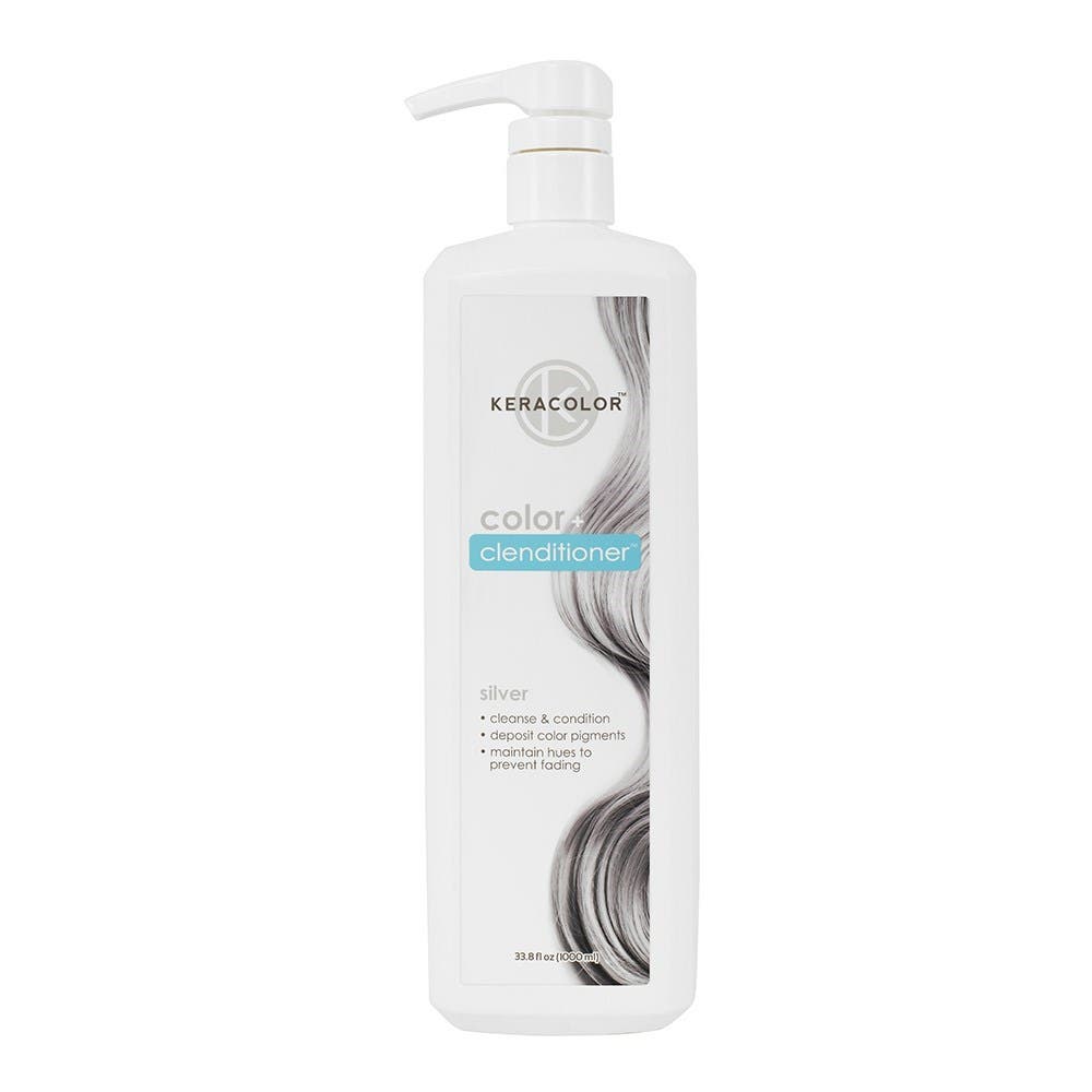 Keracolor Color Clenditioner Colour Shampoo - Silver 1L